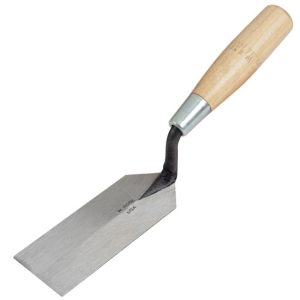 5 In. x 2 In. Margin Trowel with Wood Handle | Masonry, Concrete & Tile Tools Hand Tools Masonry, Concrete & Tile Tools