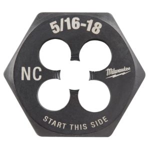 5/16 in -18 NC 1-Inch Hex Threading Die | Taps & Dies Hand Tools Taps & Dies