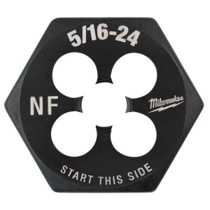 5/16 in -24 NF 1-Inch Hex Threading Die | Taps & Dies Hand Tools Taps & Dies