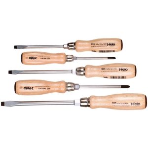 5pc Wooden Screwdriver Set | Tool Sets Hand Tools Screwdrivers