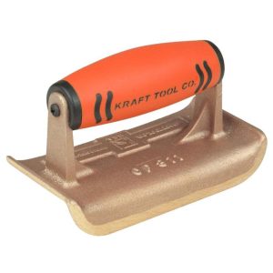 6 In. x 2-3/4 In. 1/4 In. R 5/8 In. L Bronze Edger with ProForm Handle | Masonry, Concrete & Tile Tools Hand Tools Bronze