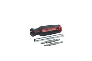 6 n 1 Interchangeable Screwdriver | Screwdrivers Hand Tools Black