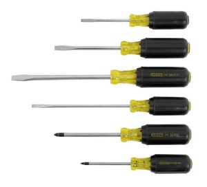 6 Piece Vinyl Grip PRO Screwdriver Set | Tool Sets Hand Tools Screwdrivers