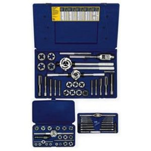 66 Pc. Metric Tap & Hex Die Set | Taps & Dies Hand Tools Silver