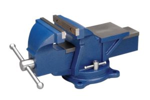 6in Heavy Duty Bench Vise with Swivel Base | Vises & Anvils Hand Tools Blue