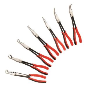 7 Pc Long Reach Pliers Set | Tool Sets Hand Tools Pliers