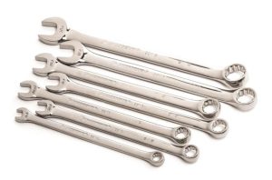 7 Piece 12 Point SAE Combination Wrench Set | Wrenches Hand Tools Silver