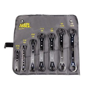 7 Piece Ratcheting Box Wrench Set | Tool Sets Hand Tools Silver