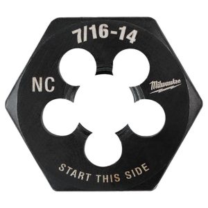 7/16 in -14 NC 1-Inch Hex Threading Die | Taps & Dies Hand Tools Taps & Dies