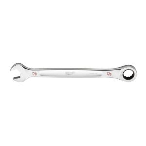 7/8 in. SAE Ratcheting Combination Wrench | Wrenches Hand Tools Silver