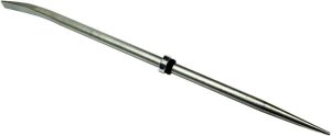 7/8 In. Zinc Coated 30 In. Lock Collar Round Zinc Sleever Bar | Wrecking Pry Bars Hand Tools Wrecking Pry Bars