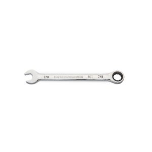 7/8in 90T 12 Point Ratcheting Combination Wrench | Wrenches Hand Tools Silver