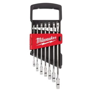 7pc Ratcheting Combination Wrench Set – Metric | Tool Sets Hand Tools Silver