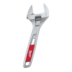 8 In. Adjustable Wide Jaw Wrench | Wrenches Hand Tools Silver