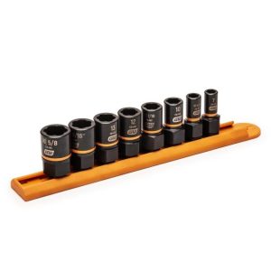 8 piece 1/4 In. and 3/8 In. Drive Bolt Biter Impact Extraction Socket Set | Sockets & Socket Sets Hand Tools Sockets & Socket Sets