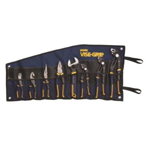 8 piece Groovelock Pro-Pliers | Pliers Hand Tools Blue