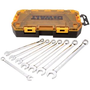 8 piece Metric Combination Wrench Set | Tool Sets Hand Tools Silver