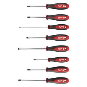 8pc Kit with ECX | Screwdrivers Hand Tools Black & Red