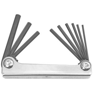 9pc Hex Fold-up Tool Set 5/64-1/4 | Hex Keys Hand Tools Hex Keys