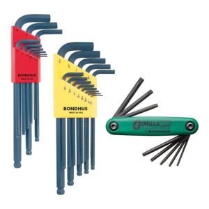 Ball End Tip Hex Key L Wrench 3pk | Hex Keys Hand Tools Hex Keys