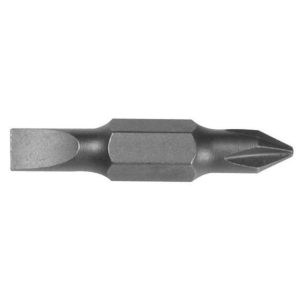 Bit #1 Phillips 3/16inch Slotted | Screwdrivers Hand Tools Gray