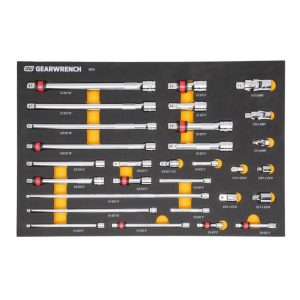 Chrome Tool Accessories Set 1/4in 3/8in 1/2in Drive 29pc | Tool Sets Hand Tools Tool Sets