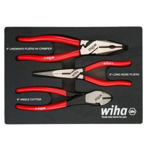 Classic Grip Pliers and Cutters Tray Set 3pc | Tool Sets Hand Tools Tool Sets