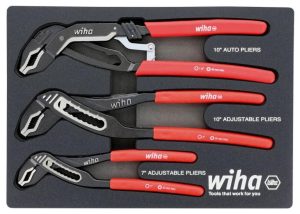 Classic Grip V Jaw Tongue and Groove Pliers Tray Set 3pc | Tool Sets Hand Tools Tool Sets