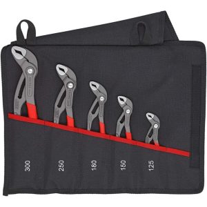 Cobra Hightech Water Pump Pliers Set in Tool Roll 5pc | Tool Sets Hand Tools Multiple