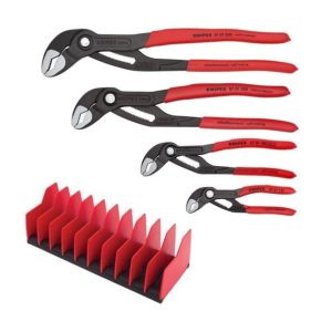 Cobra Pliers Set 4pc with 10pc Tool Holder | Tool Sets Hand Tools Tool Sets