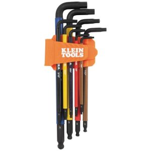 Color-Coded SAE Hex Key Set 9pc | Hex Keys Hand Tools Hex Keys