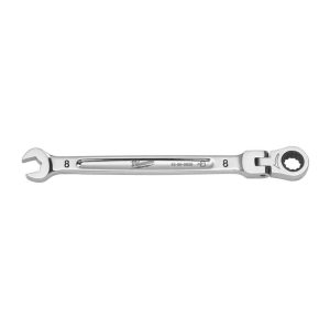 Combination Wrench Flex Head Ratcheting 8mm | Wrenches Hand Tools Silver