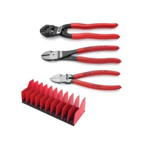 Cutting Pliers Set 3pc with 10pc Tool Holder | Tool Sets Hand Tools Tool Sets