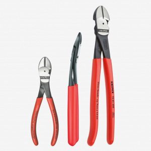 Diagonal Cutter Set High Leverage 3pc | Pliers Hand Tools Multiple