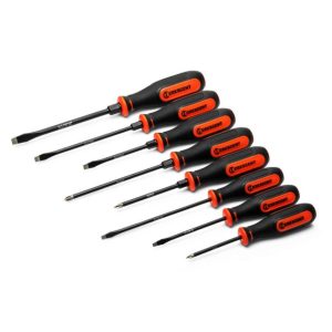 Diamond Tip Dual Material Screwdriver Set 8pc | Screwdrivers Hand Tools Screwdrivers