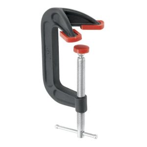 Double-Headed C-Clamp 4 Inch Capacity 2-1/4 Inch Throat | Clamps Clamps Black