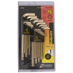 Double Pack of Metric and Inch Hex L-Wrenches | Hex Keys Hand Tools Hex Keys