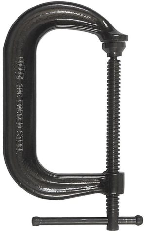 Drop Forged C-Clamp 10 Inch Capacity 6 Inch Throat Depth | Clamps Clamps Black