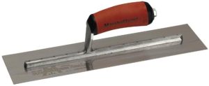 Finishing Trowel-12 in. x 3 in. -DuraSoft | Masonry, Concrete & Tile Tools Hand Tools Gray