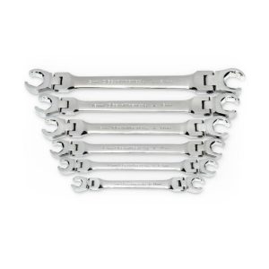 Flare Nut Wrench Set 6 Pc. Metric Flex | Tool Sets Hand Tools Silver