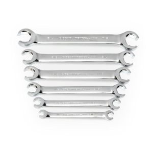 Flare Nut Wrench Set 6 Pc. SAE | Tool Sets Hand Tools Silver