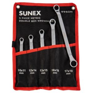 Full Polish Metric Double Box Wrench Set 5pc | Tool Sets Hand Tools Tool Sets