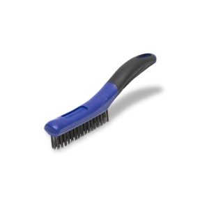 Heavy-duty Ergonomic Soft Grip Steel Shoe Handle Wire Brush | Wire Brushes Hand Tools Wire Brushes