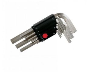 Hex L-Key Short Arm Metric 9 Pc. Set | Hex Keys Hand Tools Hex Keys