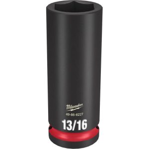 Impact Socket 1/2in Drive 13/16in Deep 6 Point | Sockets & Socket Sets Hand Tools Black