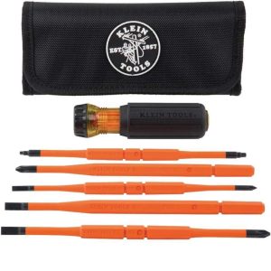 Insul Changeable Drivers w/ Pouch | Screwdrivers Hand Tools Orange