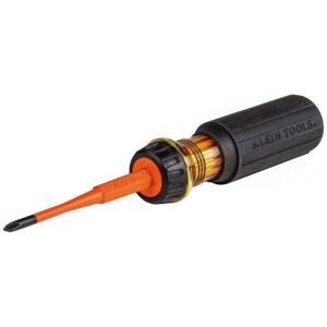 Insulated 2-Bit Driver #1Ph-3/16Sl | Screwdrivers Hand Tools Orange