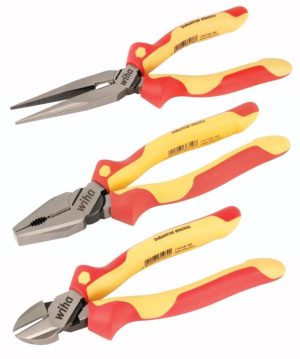 Insulated Industrial Pliers and Cutters Set 3 Piece | Pliers Hand Tools Pliers