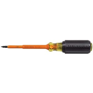 Insulated Screwdriver #1 Square 4inch L | Screwdrivers Hand Tools Black