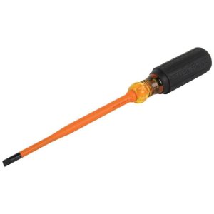 Insulated Screwdriver 1/4inch Cab 6inch | Screwdrivers Hand Tools Orange